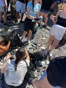 Καθαρισμός παραλίας '' Κρητικά" Ρόδος, Ευρωπαϊκή μέρα Θάλασσας Διαχωρισμός σκουπιδιών με έμφαση στα μικροπλαστικά